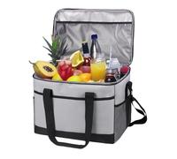 Bolsa aislada - Maletín de almacenamiento térmico de 35 L para alimentos fríos y calientes con asa y correa | Compañero de retención para bebidas, leche, mariscos, cerveza, ideal para actividades al