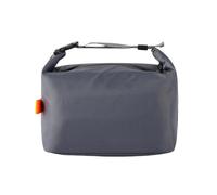 Bolsa aislada moderna y sencilla, oficinista, lonchera de gran capacidad, Bento for llevar a mano(Grey)