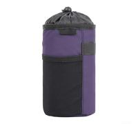 Bolsa aislada para botella de bicicleta de 18,5 cm, soporte térmico, bolsa térmica para botella de ciclismo, tela Oxford 900D para bicicleta de montaña, bolsa de agua con bolsillo lateral de malla