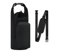 Bolsa aislante grande de 30 x 12 cm para botellas de 1134 g | Se adapta hasta 1.134 g, correa de hombro ajustable, poliéster resistente al agua, mantiene las bebidas calientes o frías