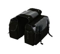 Bolsa Alforjas Moto Bolsa De Sillín De Motocicleta Viaje Caja De Alforjas Impermeable Para Motocicleta Mochila Bolsa De Herramientas Laterales Bolsa De Asiento Trasero Bolsa Alforjas Moto(Negro)