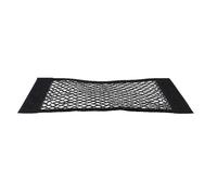 Bolsa Almacenamiento El Asiento Trasero Maletero Organizador Malla Red Cuerda Elástica Dos Niveles Bolsillo con Pegatinas Mágicas Almacenamiento Red(80 x 25cm)