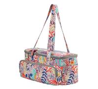 Bolsa Almacenamiento Ganchillo Bolsa de Almacenamiento for Lanas vacía con Hojas Arce, Bolsa Mano for Tejer, Cuadrada for Hilo Lana(Empty Bag-B)