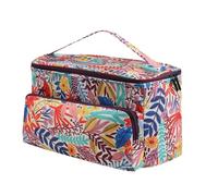 Bolsa Almacenamiento Ganchillo Bolsa de Almacenamiento para Lanas, Bolso Mano Impermeable para Tejido, Accesorios Cuadrados para Herramientas Costura y Agujas Tejer(Empty Bag-B)
