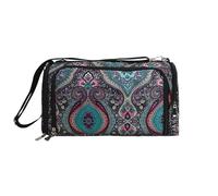 Bolsa Almacenamiento Ganchillo Bolsa de Almacenamiento para Lanas Ganchillo, diseño Diagonal, Impermeable y portátil, Ideal para Guardar Hilos Herramientas Costura(Empty Bag-G)