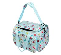 Bolsa Almacenamiento Ganchillo Bolsa de Tejer Impermeable, con Porta-Agujas Ganchillo, Caja para Herramientas Costura y Almacenamiento Lanas, Ideal para Uso Diario(Style 2)
