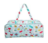 Bolsa Almacenamiento Ganchillo Bolsa de Tejer Impermeable, con Porta-Agujas Ganchillo, Caja para Herramientas Costura y Almacenamiento Lanas, Ideal para Uso Diario(Style 3)