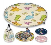 Bolsa Almacenamiento Juguetes, Alfombra Juegos Bebes Plegable, Dinosaurio | 150cm Bolsa Grande Almacenamiento | Cordón Bolsa Guardar Juguetes - Limpieza Rápida Bolso Bebe Juguete