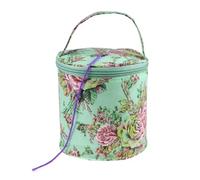 Bolsa Almacenamiento Lana Empty Small Yarn Storage Bag Lemon Yellow Knitted Wool Bags Portable Travel Organize For Crochet Hook And Sewing Tools(Flower)