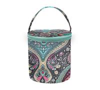 Bolsa Almacenamiento Lana Empty Small Yarn Storage Bag Lemon Yellow Knitted Wool Bags Portable Travel Organize For Crochet Hook And Sewing Tools(Green)