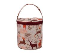 Bolsa Almacenamiento Lana Small Yarn Storage Bag Empty Flower Knitting Tote Waterproof Crochet Hooks For Sewing Accessories Tools(Empty Bag-D)