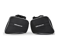 Bolsa Almacenamiento Multifuncional Barras De Protección Chasis Motocicleta para Kawasaki para Versys 650 1000 2015-2021, Bolsa para Herramientas Reparación Paquete Equipaje.(Negro 1)