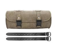 Bolsa Almacenamiento Multifuncional Bolsas Herramientas Moto Sintético, Horquilla Delantera Manillar, Alforja Enrollable, Almacenamiento Trasera para Rebel 500 CMX500.(Marrón)