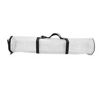 Bolsa Almacenamiento Papel Regalo Transparente, Organizador Envoltorio Resistente Polvo Humedad, Diseño Cremallera Asa Portátil, para Armarios Debajo Cama Espacios Pequeños (Blanca transparente)