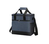 Bolsa Almuerzo Bolsa de almuerzo térmica portátil de 15L, caja de comida impermeable, nevera for oficina, caja de almuerzo con aislamiento de hielo, bolsa grande Oxford for acampar(Blue)