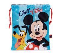 Bolsa almuerzo o merienda Mickey Mouse Disney 26x22cm saco de cuerdas