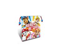 Bolsa almuerzo o merienda Patrulla canina (Paw Patrol) 26x22cm saco de cuerdas
