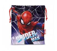 Bolsa almuerzo o merienda Spiderman Marvel 26x22cm saco de cuerdas