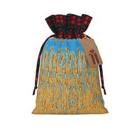 Bolsa amarilla con cordón ajustable, ideal para cumpleaños, aniversarios y fiestas. También sirve para guardar dulces y otras cosas.
