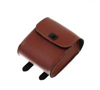 Bolsa Asiento Motocicleta Alforja Universal Para Manillar De Motocicleta Sillín Bolsa Lateral De Cuero PU Bolsa De Herramientas Para Kawasaki(Brown)