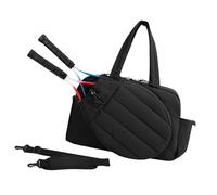 Bolsa Atlética Moderna para Mujeres Y Hombres Almacenamiento De Raqueta Acolchado Bolsillos Laterales Acceso Rápido Correa Hombro Ajustable Bolsa Accesorios Entrenamiento Tenis
