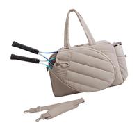Bolsa Atlética Moderna para Mujeres Y Hombres Almacenamiento De Raqueta Acolchado Bolsillos Laterales Acceso Rápido Correa Hombro Ajustable Bolsa Accesorios Entrenamiento Tenis