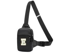 Bolsa Bandolera Hombre,Bolsa Pecho Hombre Pequeña,Mini Mochila Cruzada Hombro,Mini Impermeable Bolsa, Pecho Ligera Bandolera Mochila para Viajar,Correr,Ciclismo (Bolsa Pecho Hombre Pequeña-E)