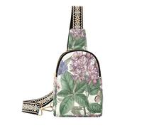 Bolsa bandolera pequeña con diseño de mariposa floral vintage para mujer, bolsa cruzada, riñonera, bolsa de pecho, bolsas de cinturón con correa ajustable, Vintage Floral Butterfly, Mochilero