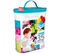 Bolsa bloques construcción 35 piezas Color Block Maxi