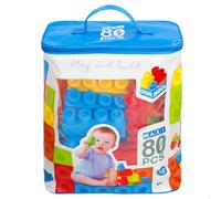 Bolsa bloques construcción 80 piezas Color Block Maxi