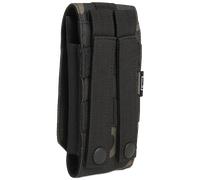 Brandit Large Molle Bolsa de teléfono, negro/camuflaje, Talla única