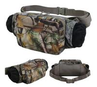 Bolsa calentadora de Manos para Caza, Bolsa calentadora de Manos para Caza, Manguito de Camuflaje con 2 Bolsas de Almacenamiento y Correa de Cintura Ajustable para Pesca en Hielo, Actividades de invi
