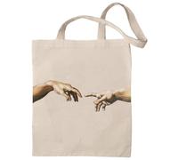 Bolsa Capilla Sixtina Miguel Angel - Tote Bag - Angeles Querubines y Creacion de Adan (Creación de Adán)