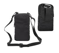 Bolsa Cintura para Teléfono Celular Hombre, Bolso Bandolera Móvil, 7.2" Bolsa de Teléfono Celular Funda para Cinturón Hombre Mujer Bolsa de Hombro Riñoneras Bandolera Monedero de Bolsillo