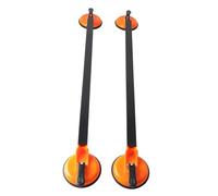 Bolsa Coche 2 Barras Transversales De 92 Cm (36,22 Pulgadas) para Portaequipajes Techo, Tubo Cuadrado Acero, Montaje con Ventosa, Universales Vehículos Baúl Techo Coche