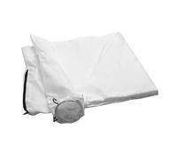 Bolsa colectora de nailon resistente para motosierras ingletadoras con diseño de cremalleras, receptor de aserrín eficiente para una fácil eliminación de accesorios de herramientas