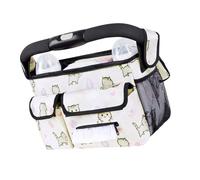 Bolsa colgante ajustable para cochecitos de bebé, tela Oxford, forro de nailon 210D, instalación rápida en el manillar, bolsa de pañales ligera para cochecitos