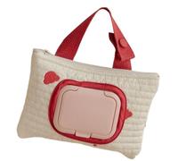 Bolsa colgante multifunción para bebé con bordado de oso y paño húmedo, portátil, imprescindible para paseos y salidas de padres activos