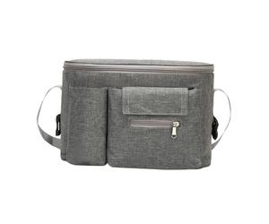Bolsa Colgante para Cochecito Multifunción de Nylon para Ñiño | Organizador para Biberones, Uso en Guardería y Trayectos, Agarre Firme en Manillar, Resistente al Desgaste