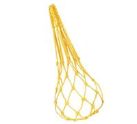 Bolsa Colgante para Verduras y Frutas para Pollos, Nylon Amarillo