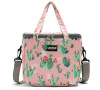 Bolsa Comida Trabajo isotermica Bolsa Termica Porta Alimentos 9L Hermética Plegable Nevera para Adultos Mujer Niñas Trabajo Escuela Playa Camping