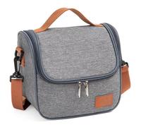 Bolsa Comida Trabajo Ligera, Impermeable y Resistente. Lunch Bag para Mujer. Bolsa Termica Porta Alimentos para Playa, Trabajo, Picnic, Escuela y Oficina. Fiambrera Térmica Porta Bocadillos (7 Litros)