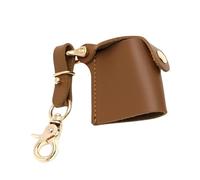 Bolsa compacta de almacenamiento de película apta para viajes con clip para llavero y estuche de almacenamiento de película de ventana de identificación rápida