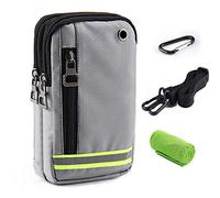 Bolsa Compacta de Hombro Cintura Cinturón Bolsillo Funda Riñoneras Bolso Pequeño para Herramientas Pequeñas Bandolera Hombre Deporte Camping Viaje Senderismo Cartera Aire para iPhone Samsung Xiaomi