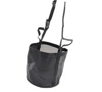 Bolsa compacta para lamer sal de caballo con cuello ajustable | Tela ventilada con base impermeable con hebillas resistentes para secar con sal mineral, entrenamiento de pastoreo estable