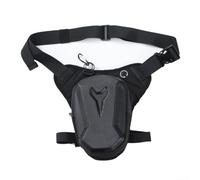 Bolsa compacta para piernas de motocicleta de aproximadamente 20 x 14,5 x 8 cm, diseñada para una fijación segura al muslo y artículos esenciales fáciles a pequeños