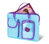 Bolsa Compatible con LEXIBOOK Ordenador portátil Educativo y bilingüe, Compatible con VTech Genio Máster Bilingüe (Azul/Viola)