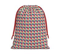 Bolsa con cordón para regalo con estampado de bandera mexicana americana, recuerdos de fiesta, cumpleaños, almacenamiento diario, oficina, decoración del hogar