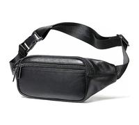 Bolsa con Correa Ajustable para la Cintura Riñonera de Cuero for Hombre, Bolso Cruzado Impermeable a la Moda, Bolso de Pecho for Hombre
