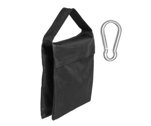 Bolsa con cremallera de soporte, saco de arena, bolsa de sillín para mesa, patio, exterior, toldo deportivo, soporte de luz, saco de arena resistente
